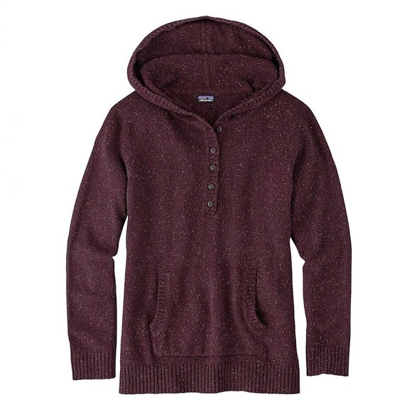 Patagonia Sweaters - [Patagonia] Off Country Hoody in Speckled Dark Ruby Small